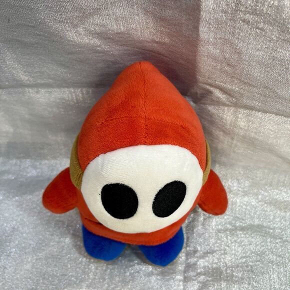 Super Mario Brothers "Shy Guy" Plush 2017 Nintendo 6” Little Buddy Toy - Picture 2 of 6